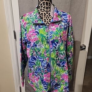 Lilly Pulitzer Disney Dreamin Zip Up XL